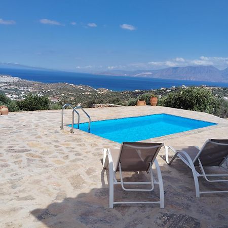 Althea Villa By Breathtaking View Agios Nikolaos  Bagian luar foto