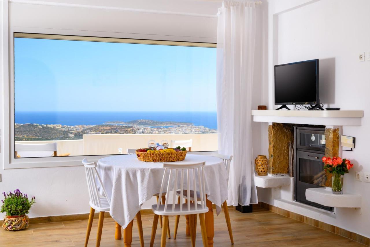 Althea Villa By Breathtaking View Agios Nikolaos  Bagian luar foto