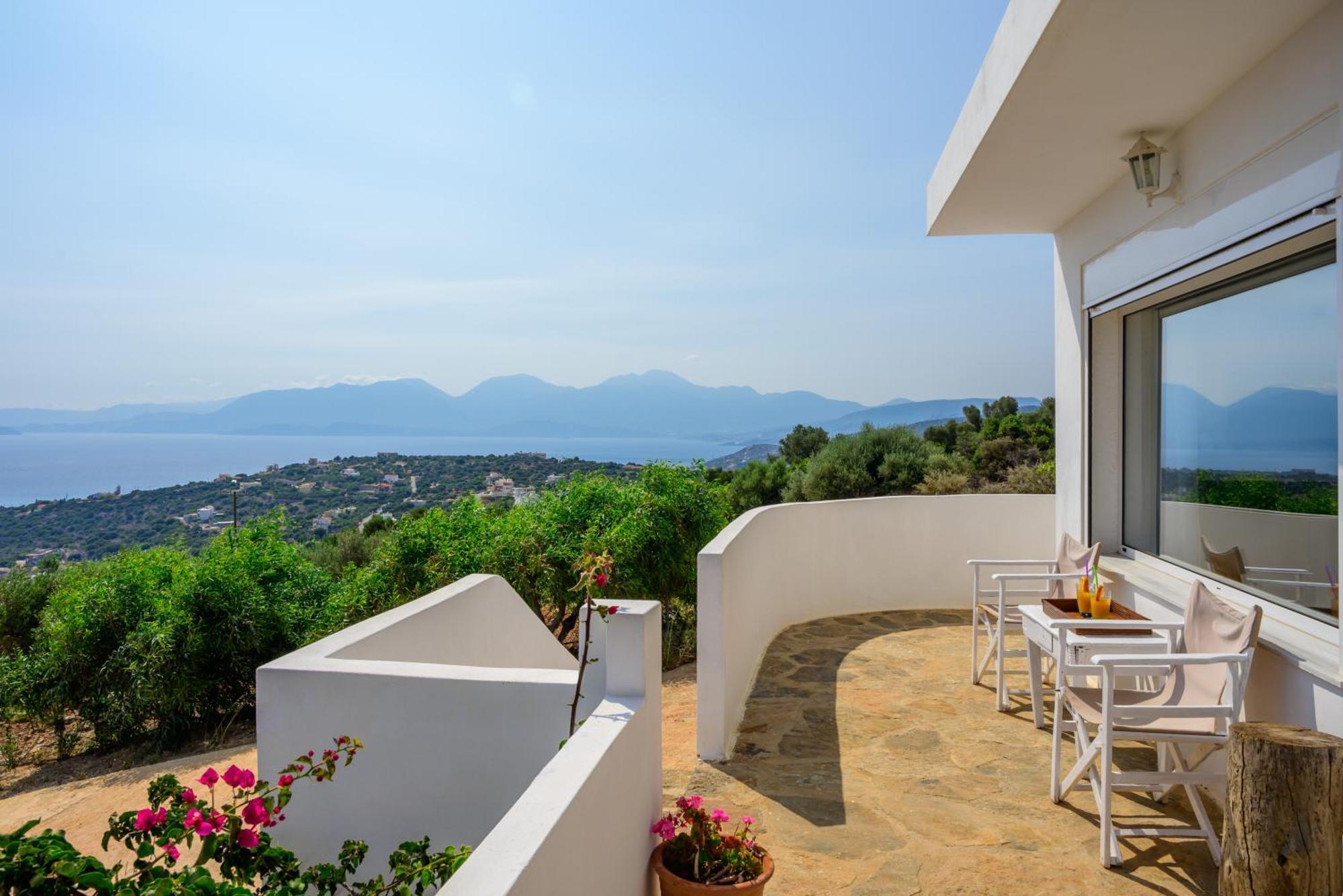 Althea Villa By Breathtaking View Agios Nikolaos  Bagian luar foto