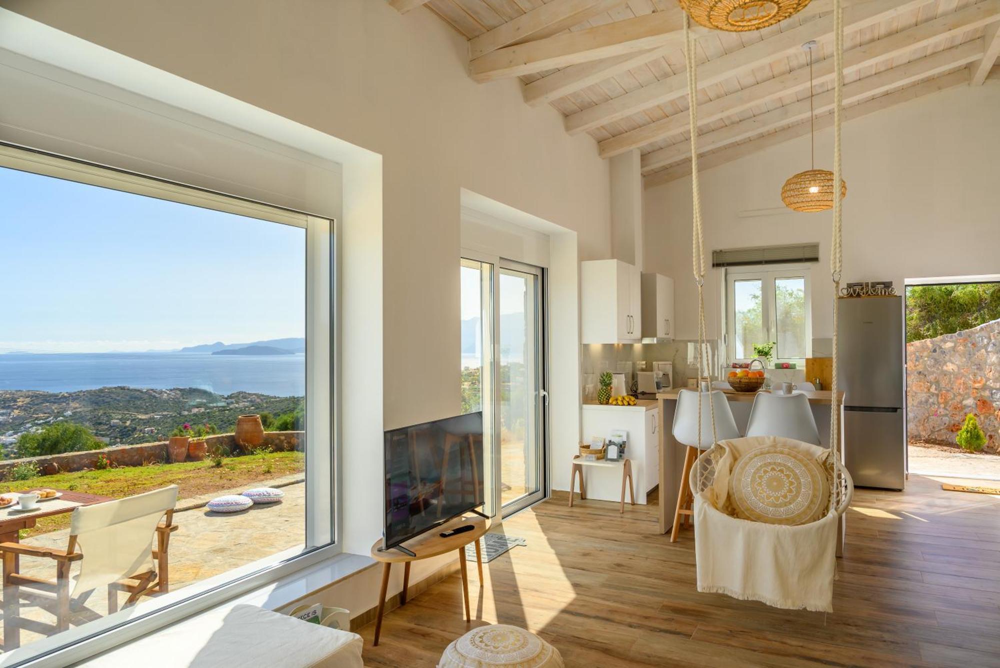 Althea Villa By Breathtaking View Agios Nikolaos  Bagian luar foto