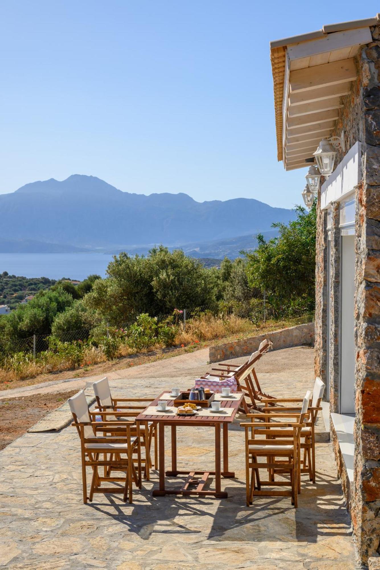 Althea Villa By Breathtaking View Agios Nikolaos  Bagian luar foto